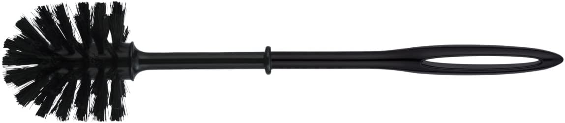 PLASTIC SPARE BRUSH W HANDLE BLACK