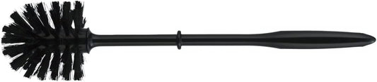 PLASTIC SPARE BRUSH W HANDLE BLACK