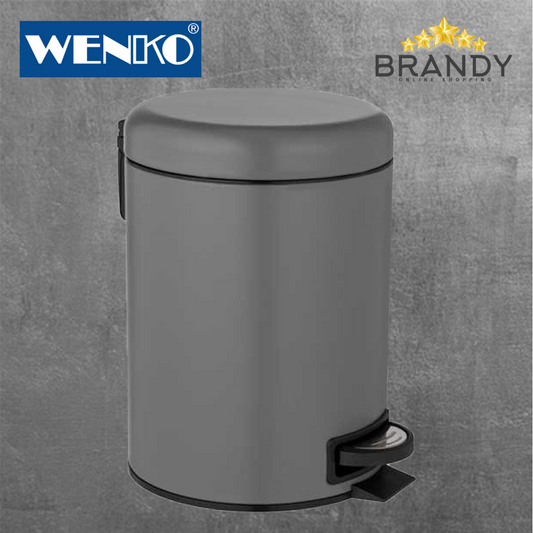 PEDAL BIN MOD. LEMAN, GREY 5 LTR.