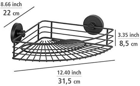 VACCUM-LOC CORNER SHELF BARI BLACK