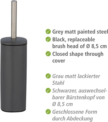 TOILET BRUSH MOD. ALASSIO, GREY