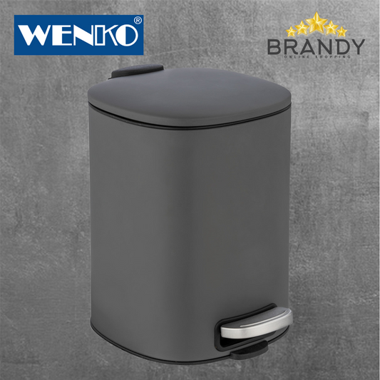 PEDAL BIN MOD. ALASSIO, GREY, 5L