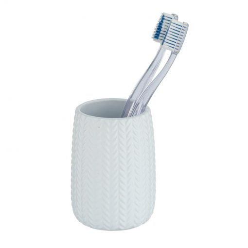 CERAMIC TUMBLER "BARINAS" WHITE