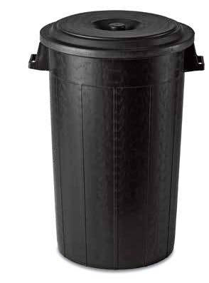 '+25980/DUSTBIN DRUM 50LT BLACK
