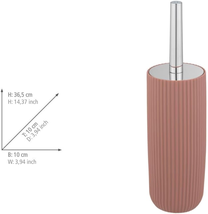 TOILET BRUSH MOD. AGROPOLI, OLD ROSE