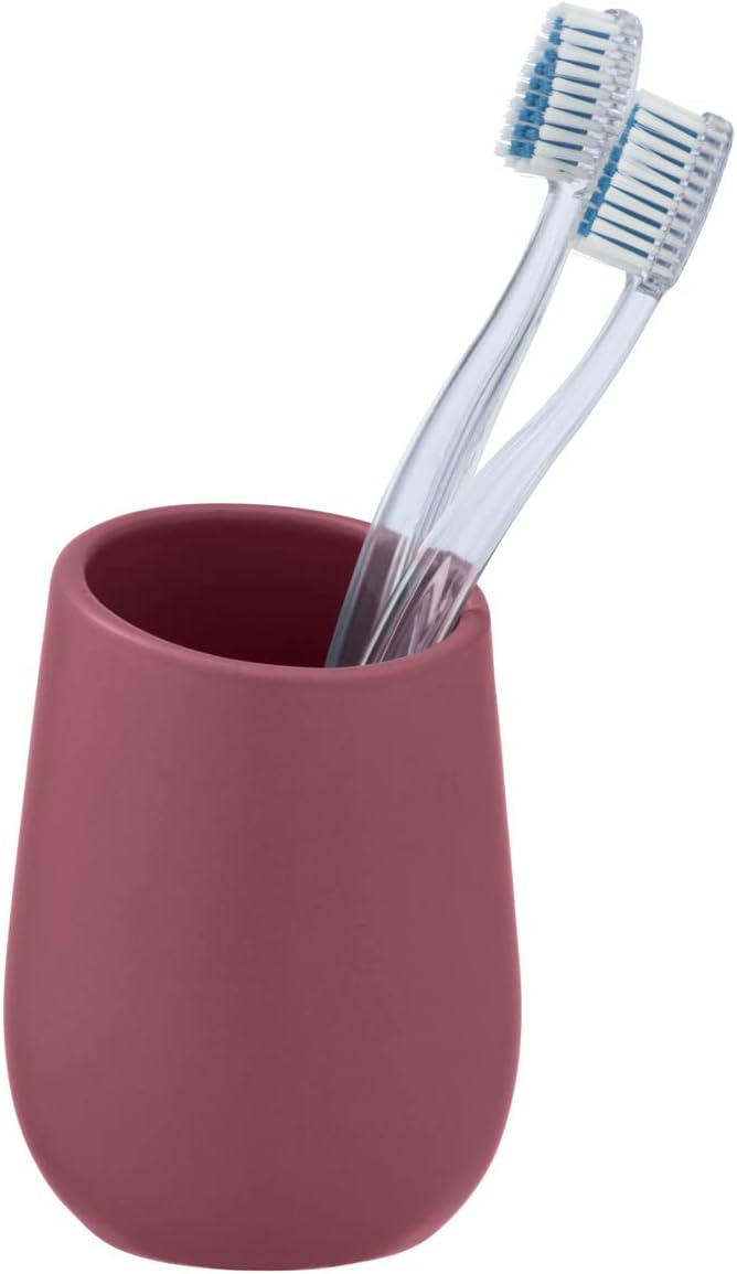 CERAMIC TUMBLER MOD. "BADI" OLD ROSE