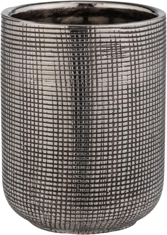 CERAMIC TUMBLER "RIVARA" SILVER