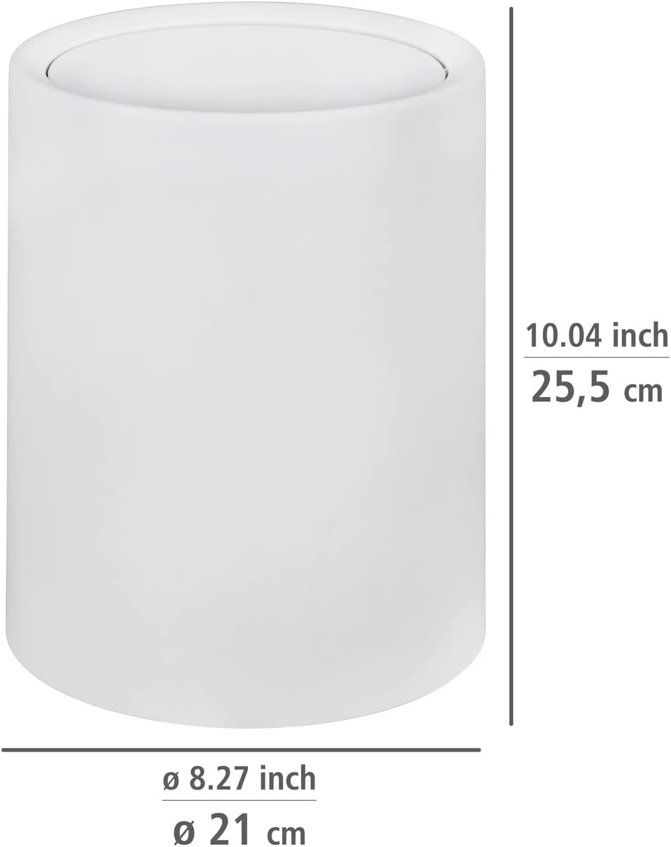 SWING COVER BIN MOD. ATRI, 6 L, WHITE