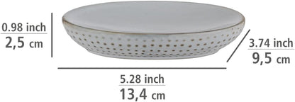 CERAMIC SOAP DISH MOD. BELLANTE, L.BLUE