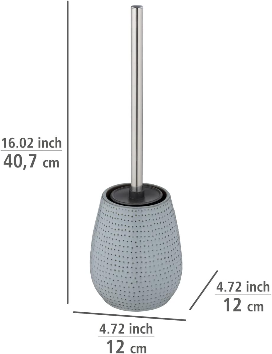 CERAMIC TOILET BRUSH "BELLANTE" LT.BLUE