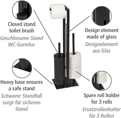 FREEST TOILET BRUSH "RIVALTA"BLACK CLOSE