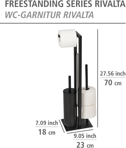 FREEST TOILET BRUSH "RIVALTA"BLACK CLOSE