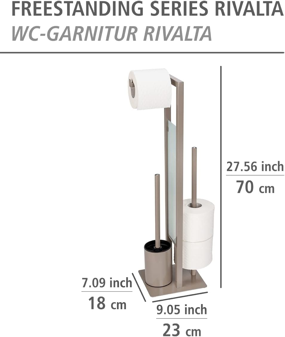 FREESTANDING TOILET BRUSH "RIVALTA" TAUP
