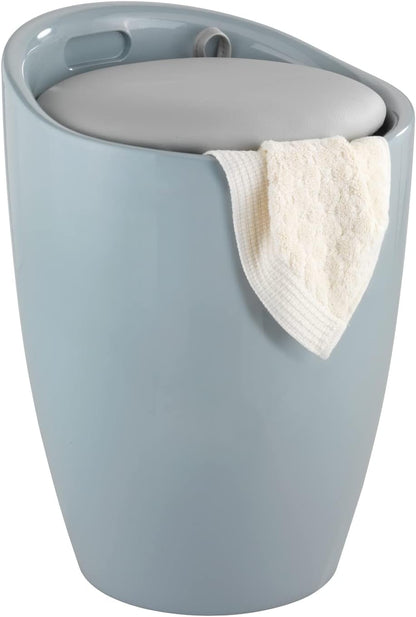 BATH STOOL "CANDY" GREY