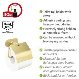 TURBO-LOC PAPER HOLDER W/COVER "OREA" GD