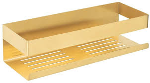 TURBO-LOC WALL SHELF "GENOVA" GOLD MATT