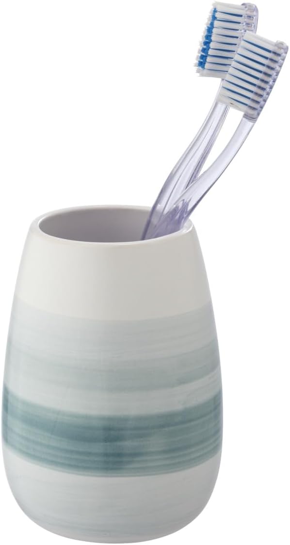 CERAMIC TUMBLER "BURGIO" TURQUOISE