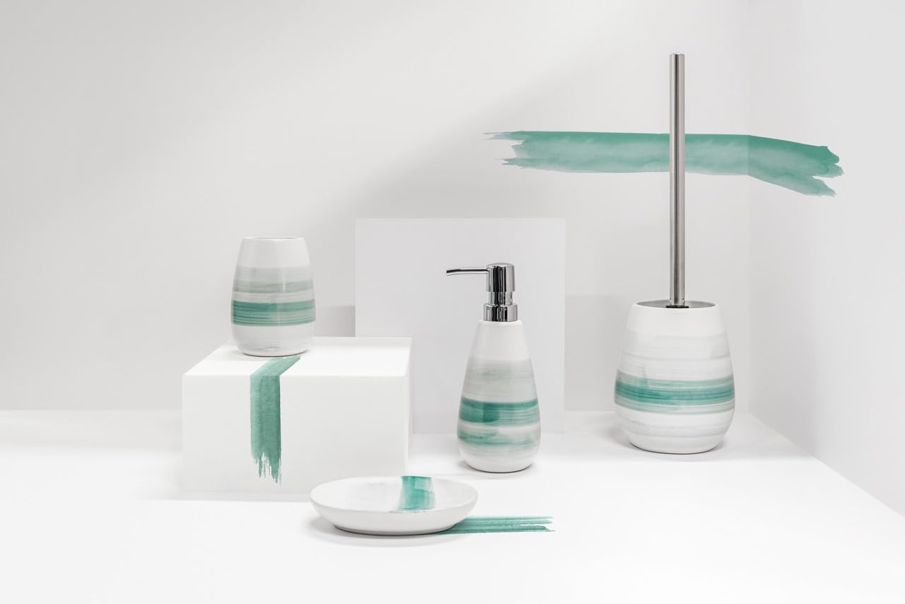 CERAMIC TUMBLER "BURGIO" TURQUOISE