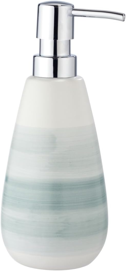 CERAMIC SOAP DISPENSER "BURGIO" TURQUOIS