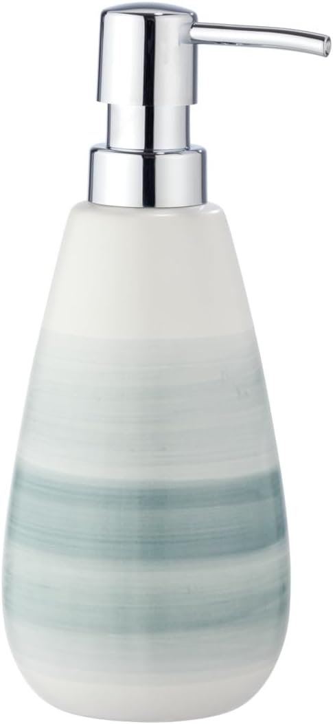 CERAMIC SOAP DISPENSER "BURGIO" TURQUOIS