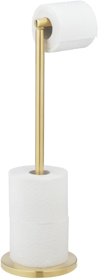 FREESTAND TOILET ROLL HOLDER GOLD