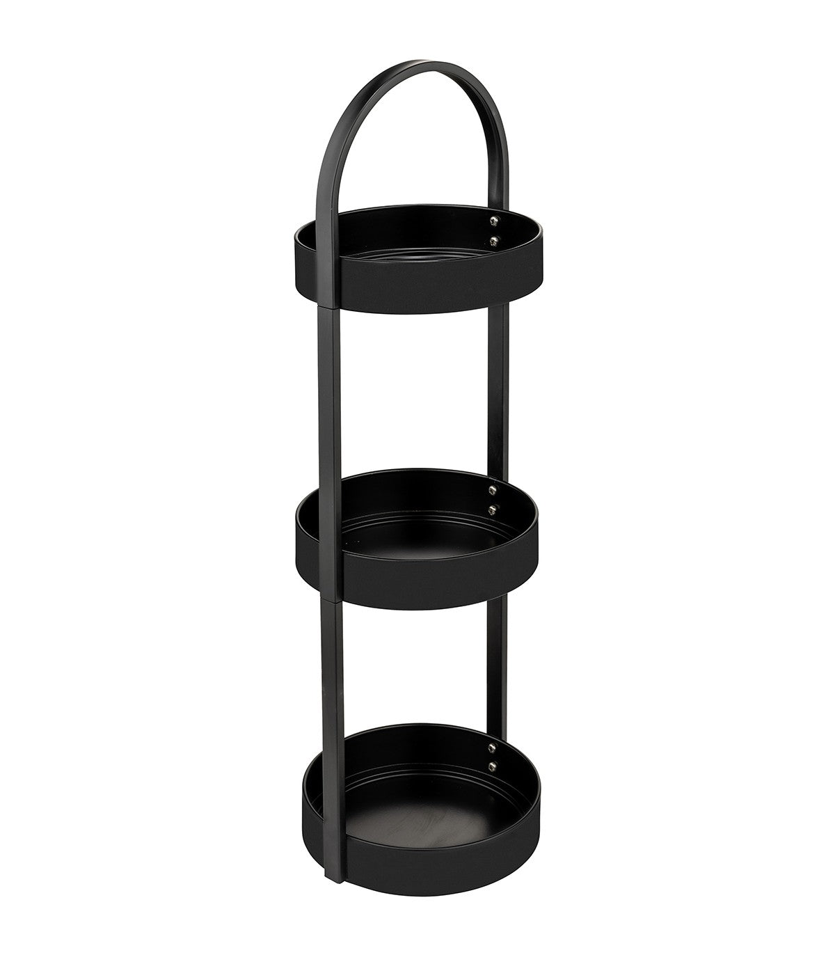 3 TIER BATHROOM SHELF "DONGO" BLACK MATT