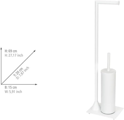 FREESTANDING TOILET BRUSH "HELLA" WHITE
