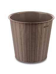 WASTE PAPER BIN 10L ELEGANCE D.GREY
