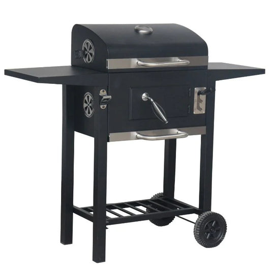 Pro Barbecue Charcoal Grill and Smoker 109cm + Cover