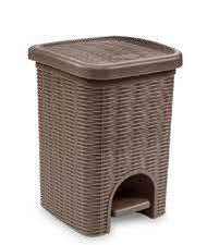 DUSTBIN 6L "ELEGANCE" BEIGE/ TORT