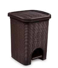 DUSTBIN 6L "ELEGANCE" MOKA