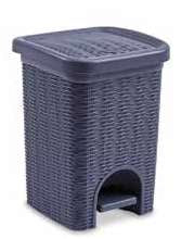 DUSTBIN 6L "ELEGANCE" NAVY BLUE