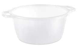 CURVED BASIN 19LT WHITE