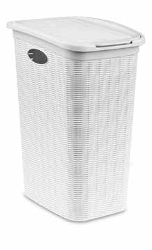 LAUNDRY HAMPER 36L ELEGANCE WH
