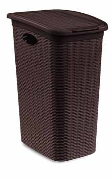 LAUNDRY HAMPER 36L ELEGANCE MOKA