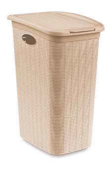 LAUNDRY HAMPER 36L ELEGANCE MOKA
