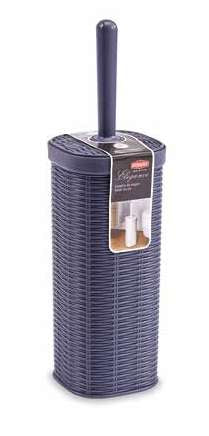 TOILET BRUSH 40CM "ELEGANCE" NAVY BLUE