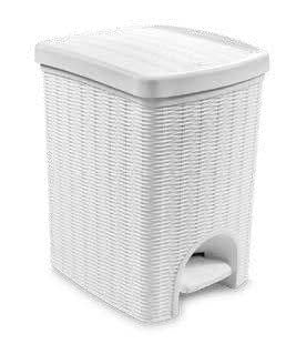 DUSTBIN 20L "ELEGANCE" WHITE