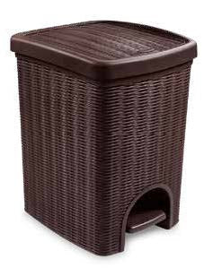 DUSTBIN 20L "ELEGANCE" MOKA