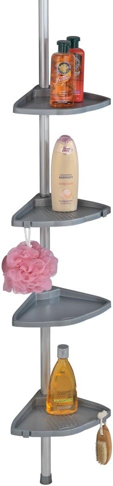 TELESCOPIC SHOWER CORNER"COMPACT"SILVER