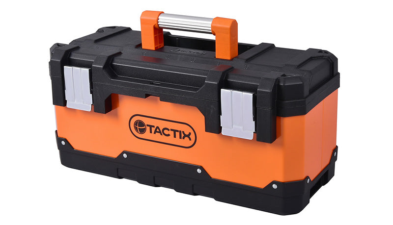 Tactix Plastic And Metal Tool Box 50cm