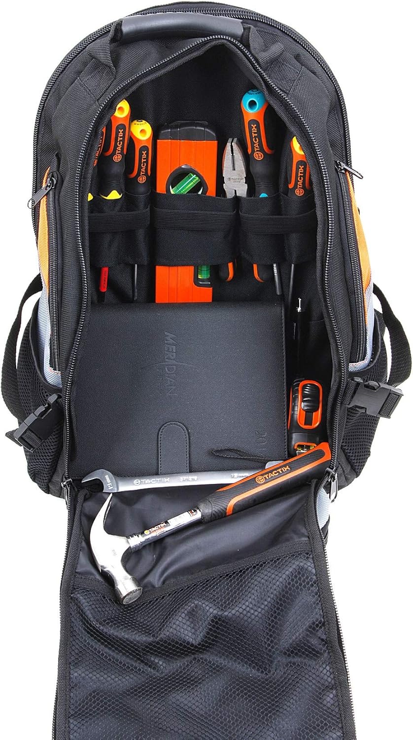 Tactix Tools Backpack - 18 pockets