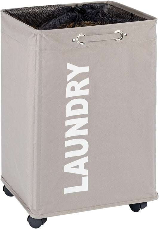 LAUNDRY BIN QUADRO TAUPE