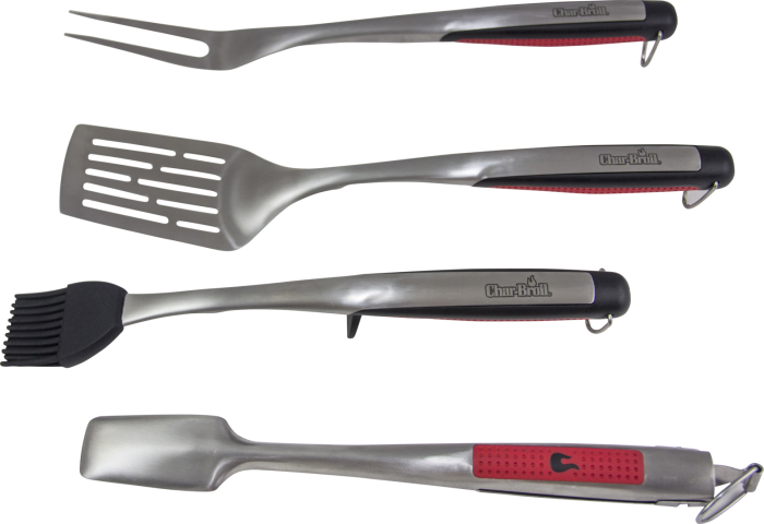 CharBroil Comfort-Grip 4-Piece Tool Set