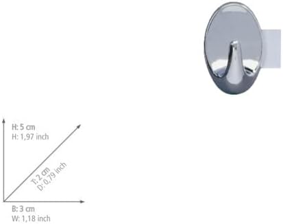 SET*2 STRIP-IT MAXI HOOKS CHROME