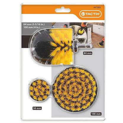 Tactix Axis Cleaning Brushes With 1/4 Axis (3 pcs)