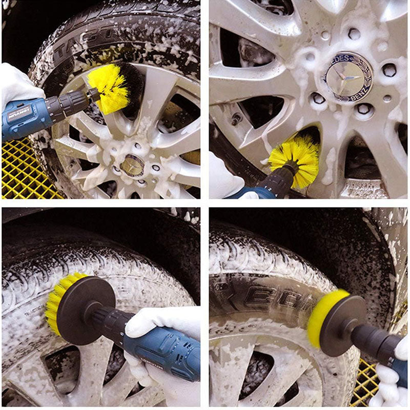 Tactix Axis Cleaning Brushes With 1/4 Axis (3 pcs)