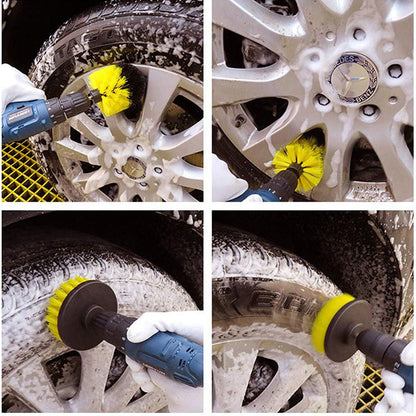 Tactix Axis Cleaning Brushes With 1/4 Axis (3 pcs)