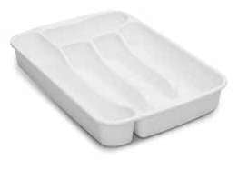 CONTAINER 5 SPACES "LINEA" WHITE