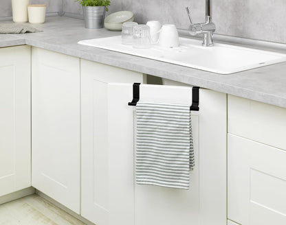 OVER CABINET TOWEL ROD 22-35CM BLACK